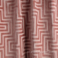 100% 폴리 에스테르 염색 된 Matt Jacquard Velvet 쿠션 패브릭